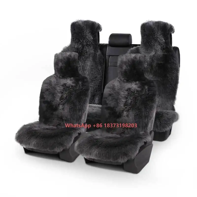 

Best Selling Car Cushion Lamb Fur Washable Thick Warm Car Seat Protector for Autumn Winter