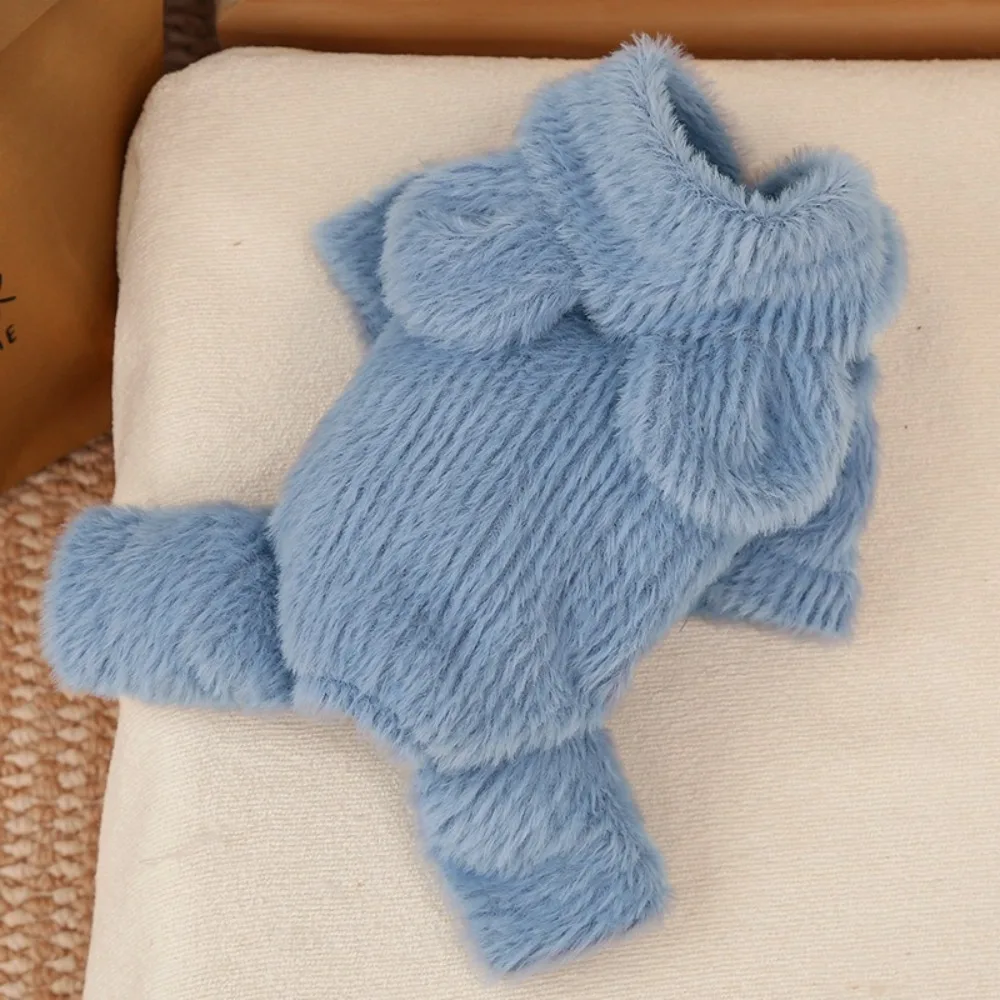 

Cat Hooded Coat Warm Puppy Winter Overall Thick Hooded Dog Jumpsuit Velvet Dog Costume Training