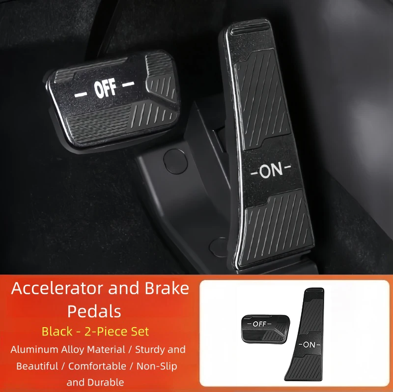Fit for BYD Leopard 7 Titanium 7 Auto Aluminum Alloy Foot Anti-skid Pad Upgrade Parts Car Throttle Brake Pedal Protective Cover