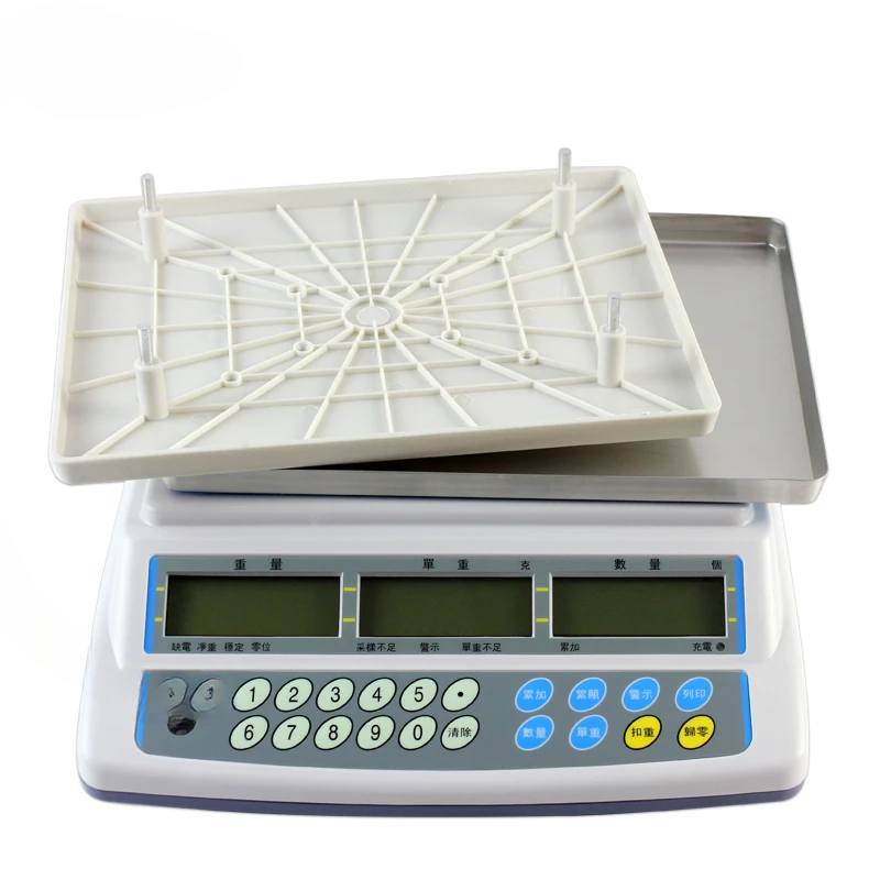 Electronic scale JSC-AHC-3 +/6KG/15KG/30KG counting table scale