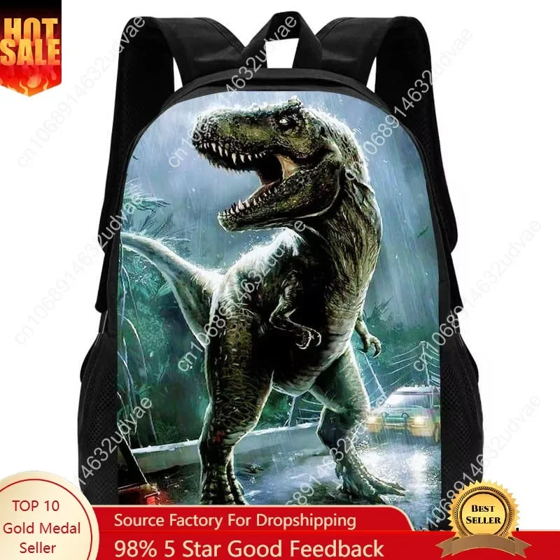 Newly Dinosaur School Backpack,School Bags for ,Light Weight Cartoon Animal Prints Backpack Satchel Durable
