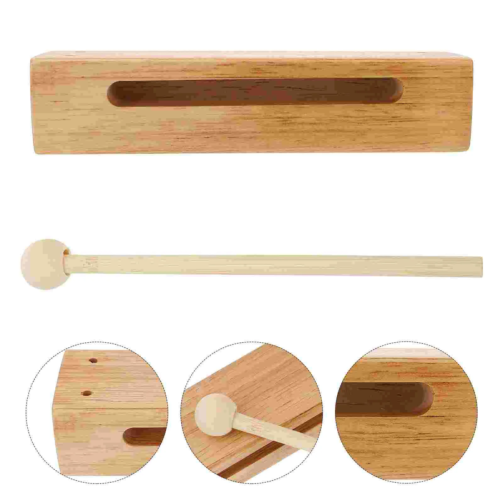 Hardwood Percussion Block Orff Clappers Instrument Musical Instruments Wooden Rhythm Fang Bangzi Educational Child