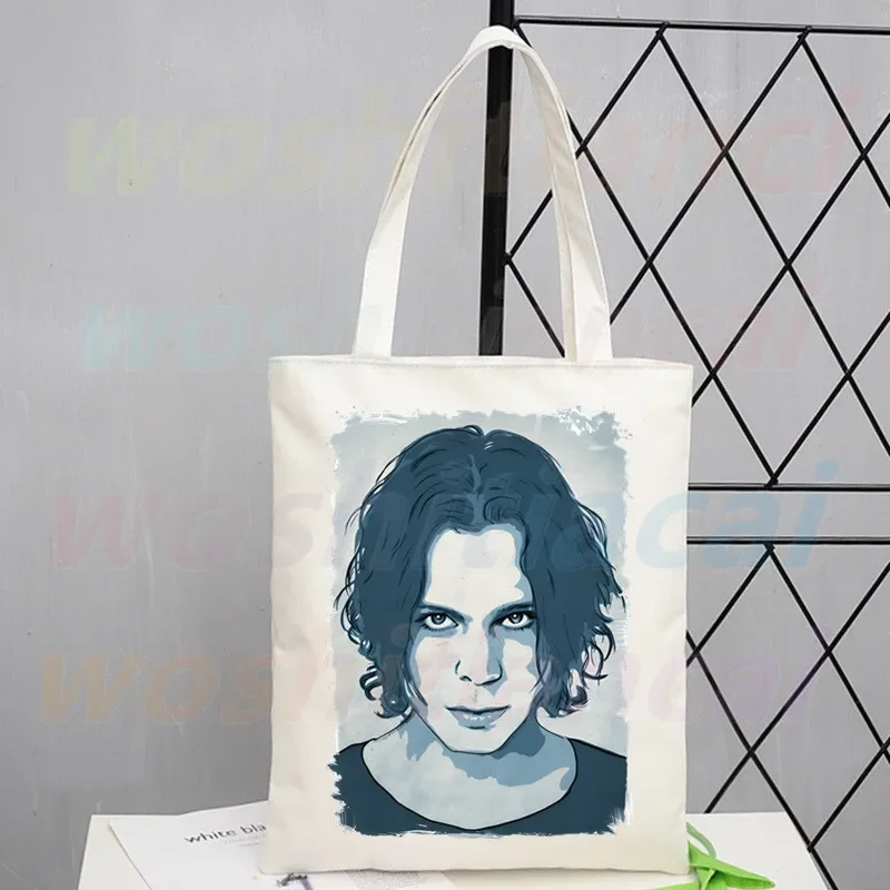 Him Ville Valo Shoulder Canvas Bags Large Capacity College Harajuku Handbag Women Bag Shopping Bag