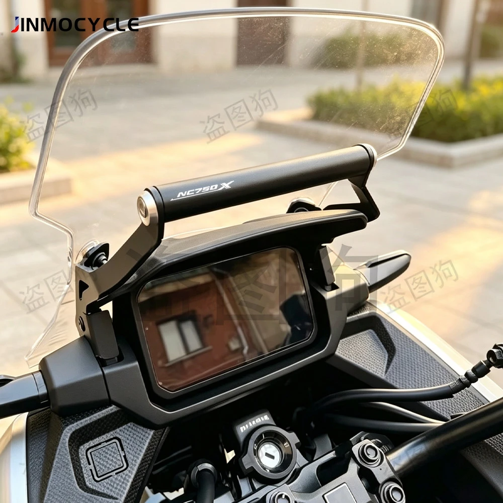 NC750X 2027 Windscreen GPS Phone Mount Cross Bar Navigation Bracket FOR HONDA NC 750X NC750 X 2025 2026 NC 750 X Accessories
