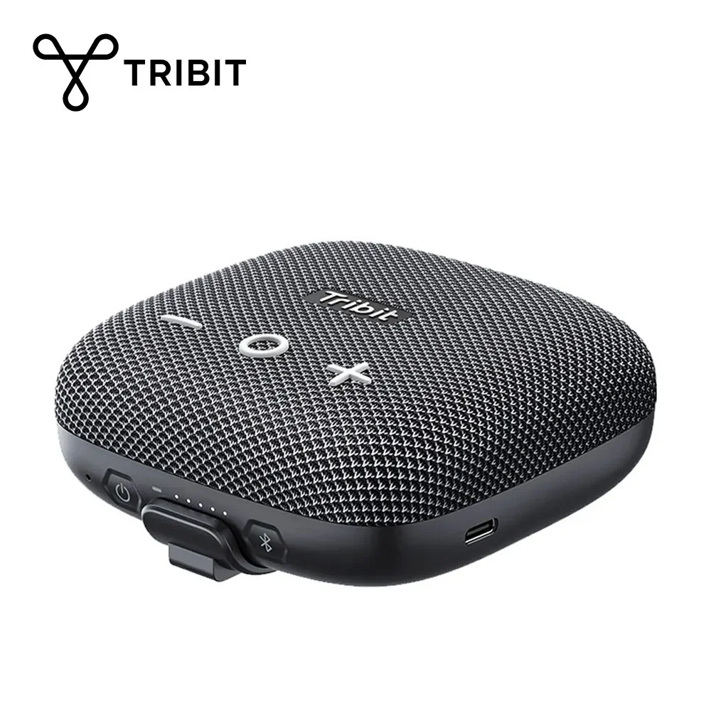 Tribit StormBox Micro 2 Portable Bluetooth Speaker 90dB Loud Sound Deep Bass IP67 Waterproof Camp Small Speaker Built-in Strap