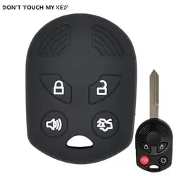 4 Button Silicone Car Remote Key Fob Shell Cover Case For FORD Focus Escape C-Max Fusion Edge Expedition Explorer Flex Taurus