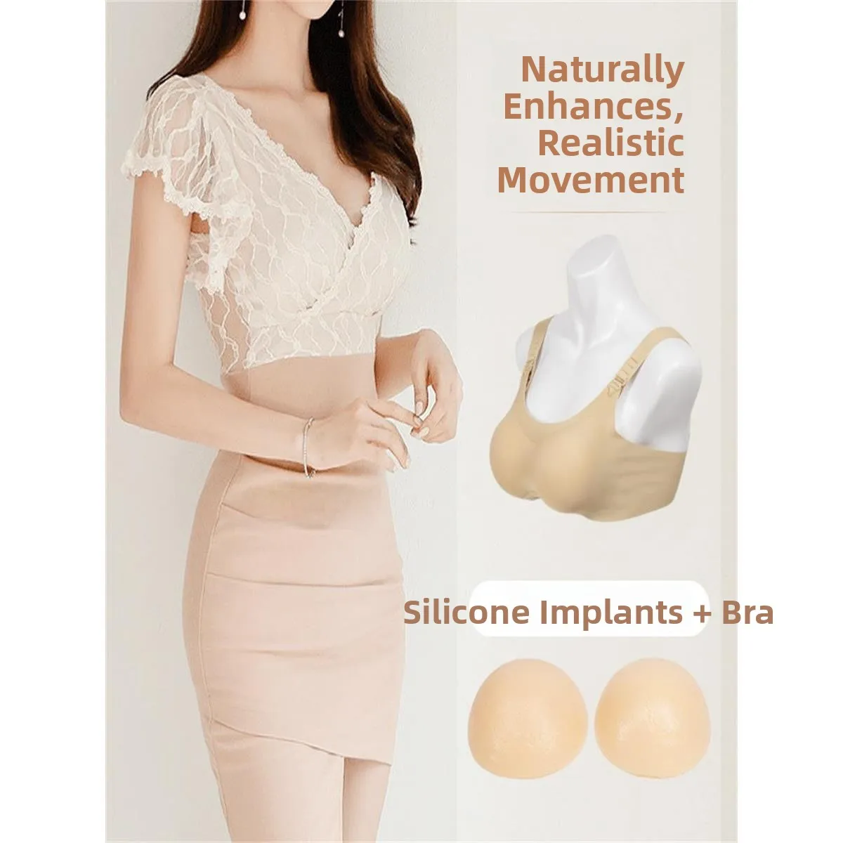 

Lightweight Fake Breast Pads for Crossdressers Soft Underwear Insertion Men's Women's Home Clothes Innerwear Crossdressing