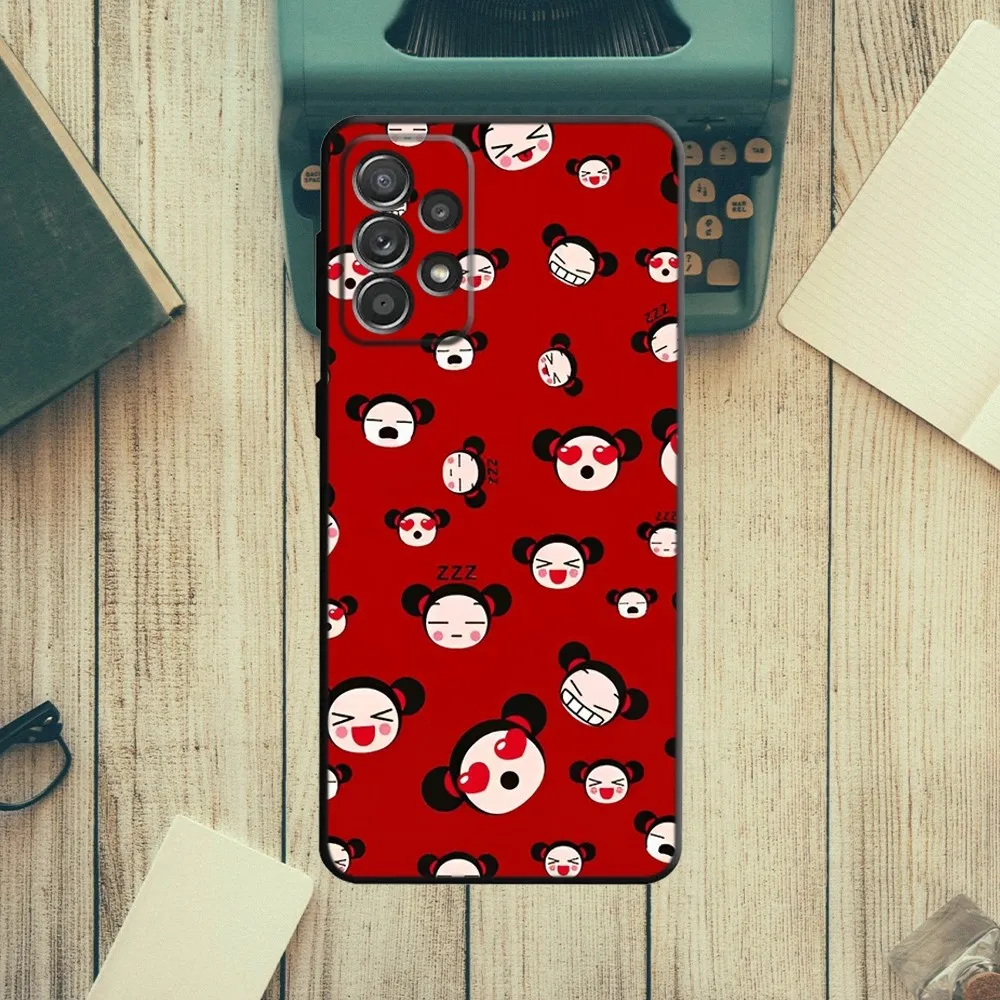 P-Pucca And G-Garu Phone Case For Samsung S21,S22 Ultra,S20,S30 plus,S22 plus,S23,S30 ultra 5G Silicone Cover