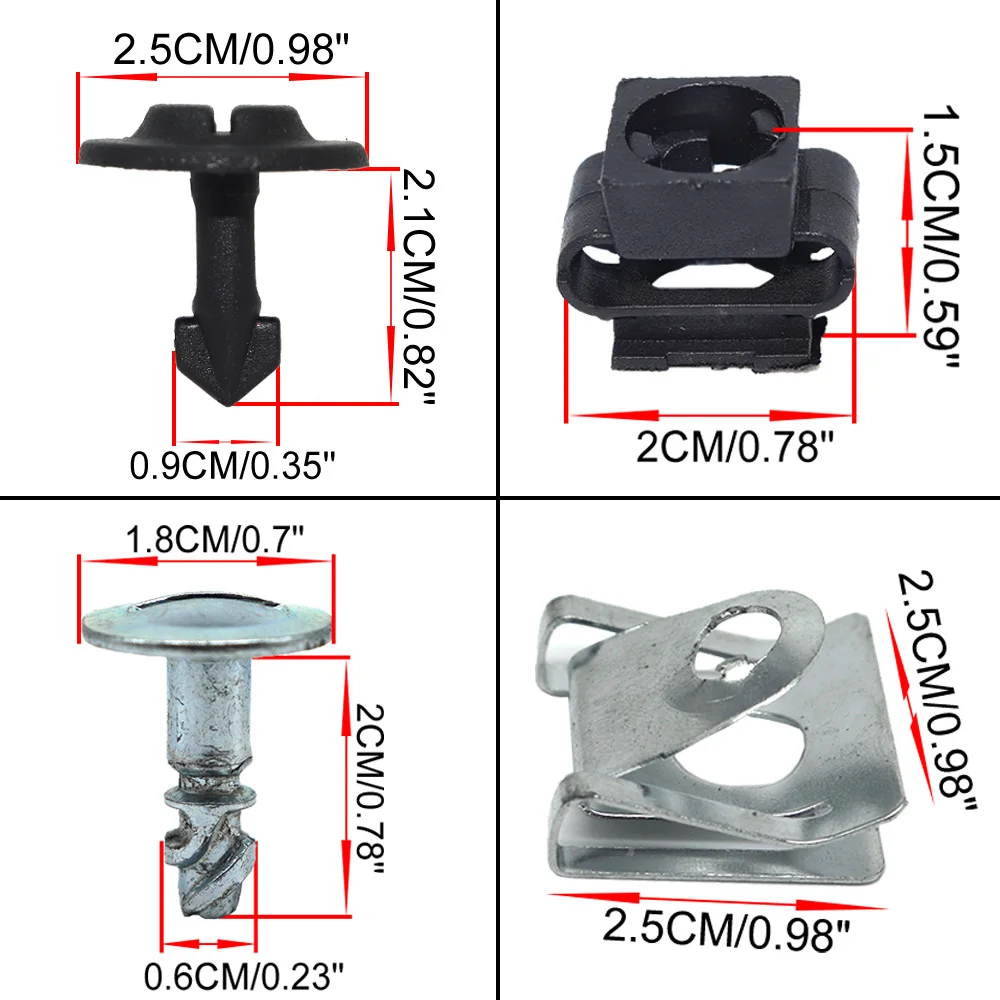 For Audi TT 8N 1998 - 2003 2004 2005 2006 Coupe B3 8B 1988-1996 Engine Undertray Fixing Clips Screw Underbody Shield Rivets Kit