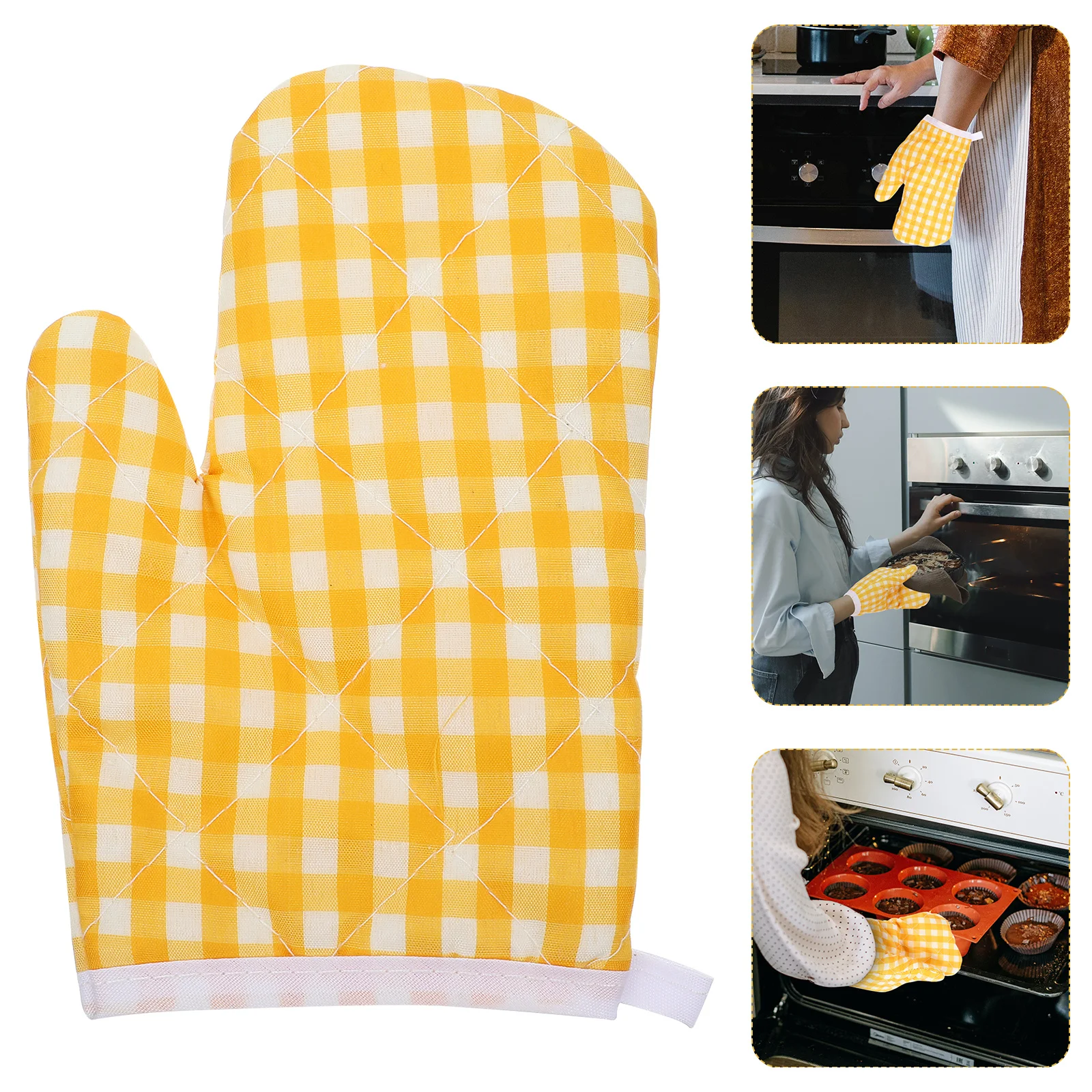 

Cute Oven Mitts Kitchen Gadgets Barbecue Accessories Microwave Gloves Anti-scald