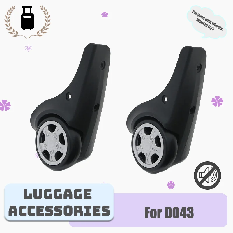 

For D043 Wear-Resistant Luggage Wheel Accessories Silent Swivel Castors Upgraded Silent Rotating Wheels Durable Components