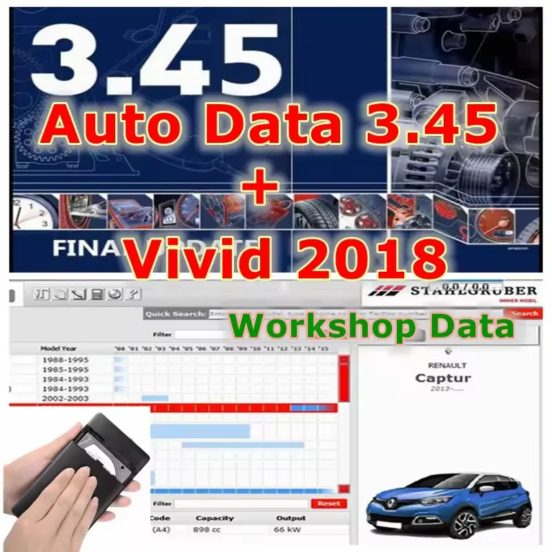 Hot AutoData 2024 último 3,45 Software para automóvil + datos de taller vívidos Atris-Stakis Technik 2018.01V múltiples idiomas