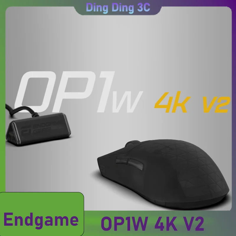 Mouse Gamer Sem Fio Endgame Gear OP1W4K V2 Paw3950u+1F95A 30000DPI 58.5g Leve para Esports