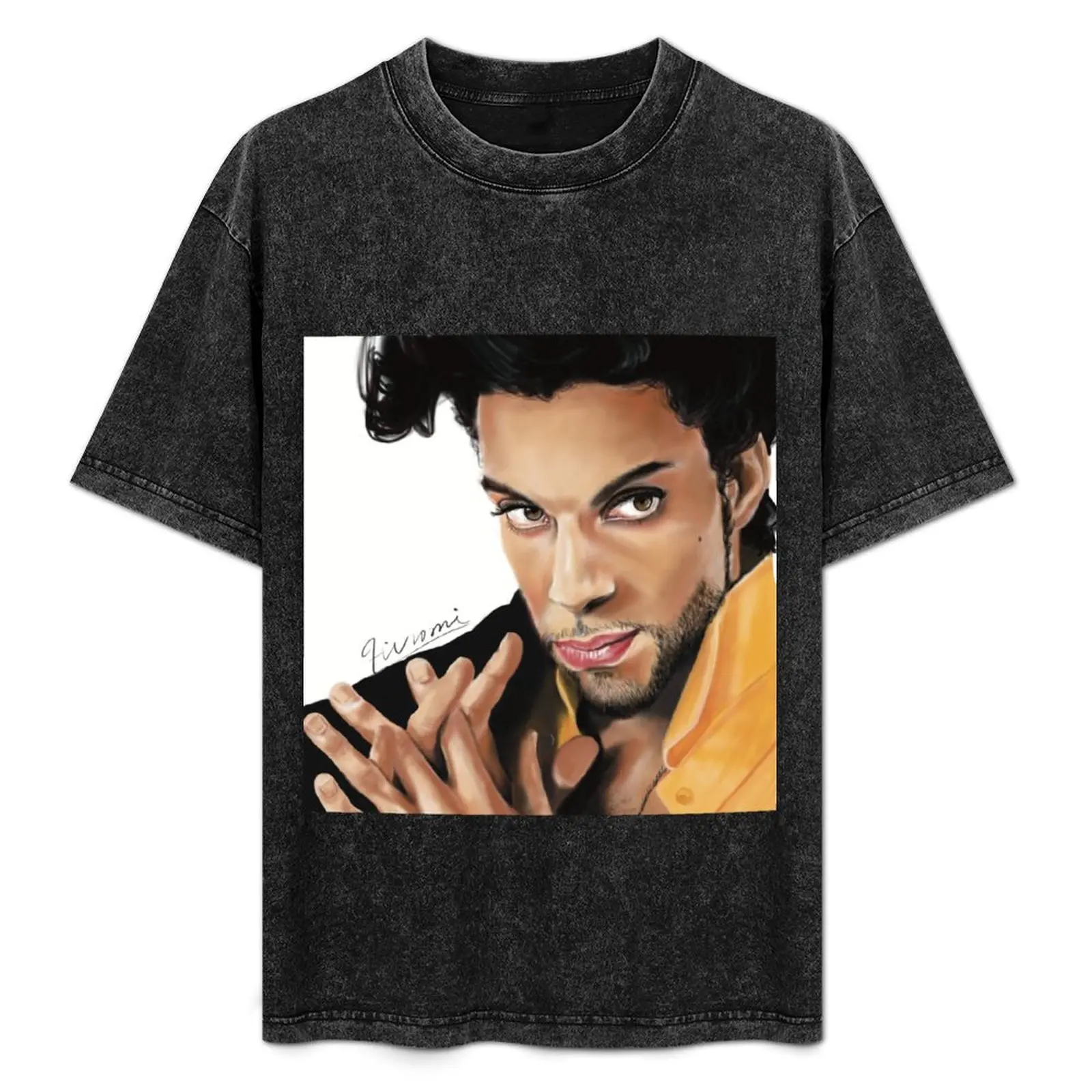 

P-art 29 T-Shirt Vintage Print Crew Neck Tee
