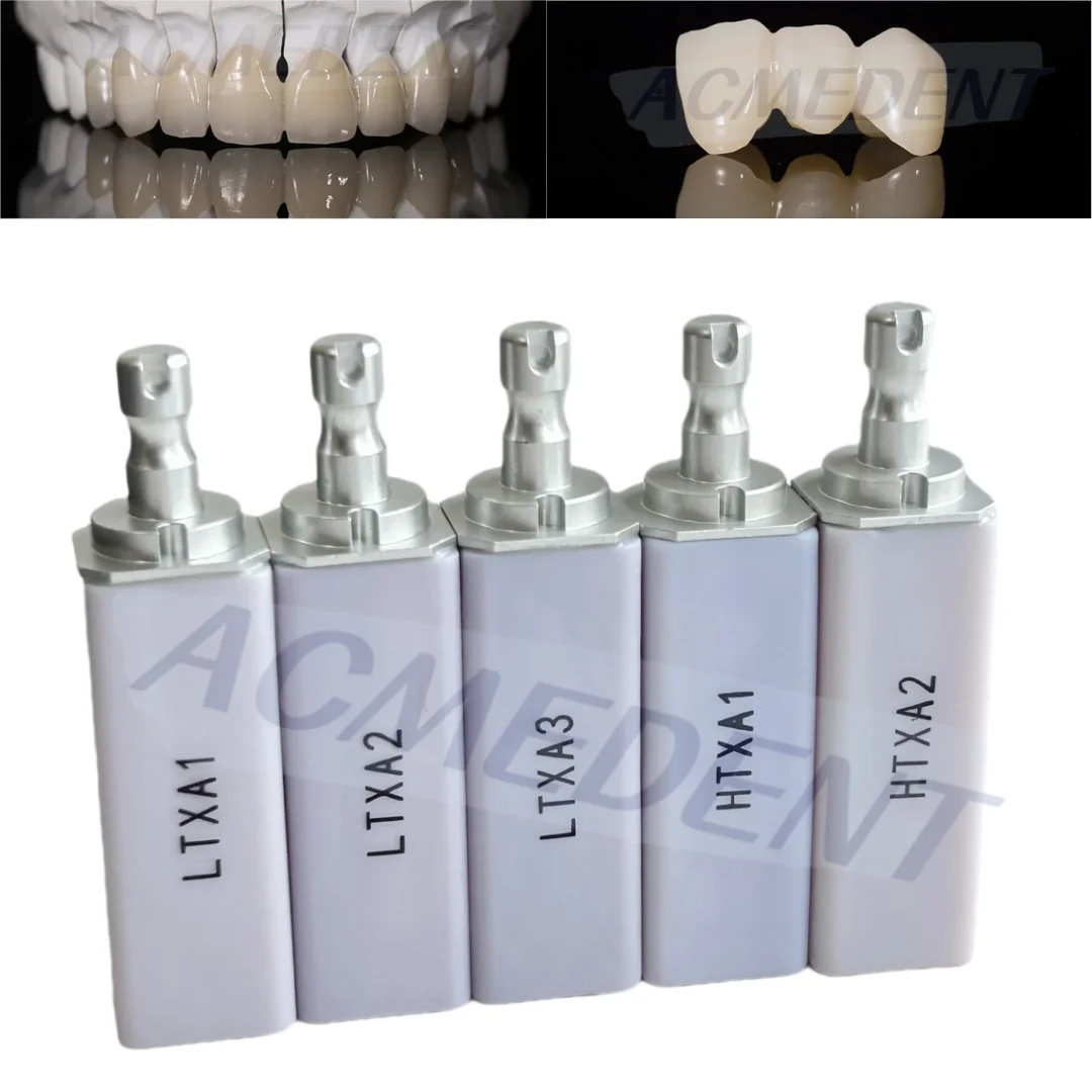 

4 шт. LTX/HTX Dental B40 стеклянный керамический CEREC CAD CAM B40 блоки мосты дисиликат лития Sirona Cerec CAD CAM фрезерование