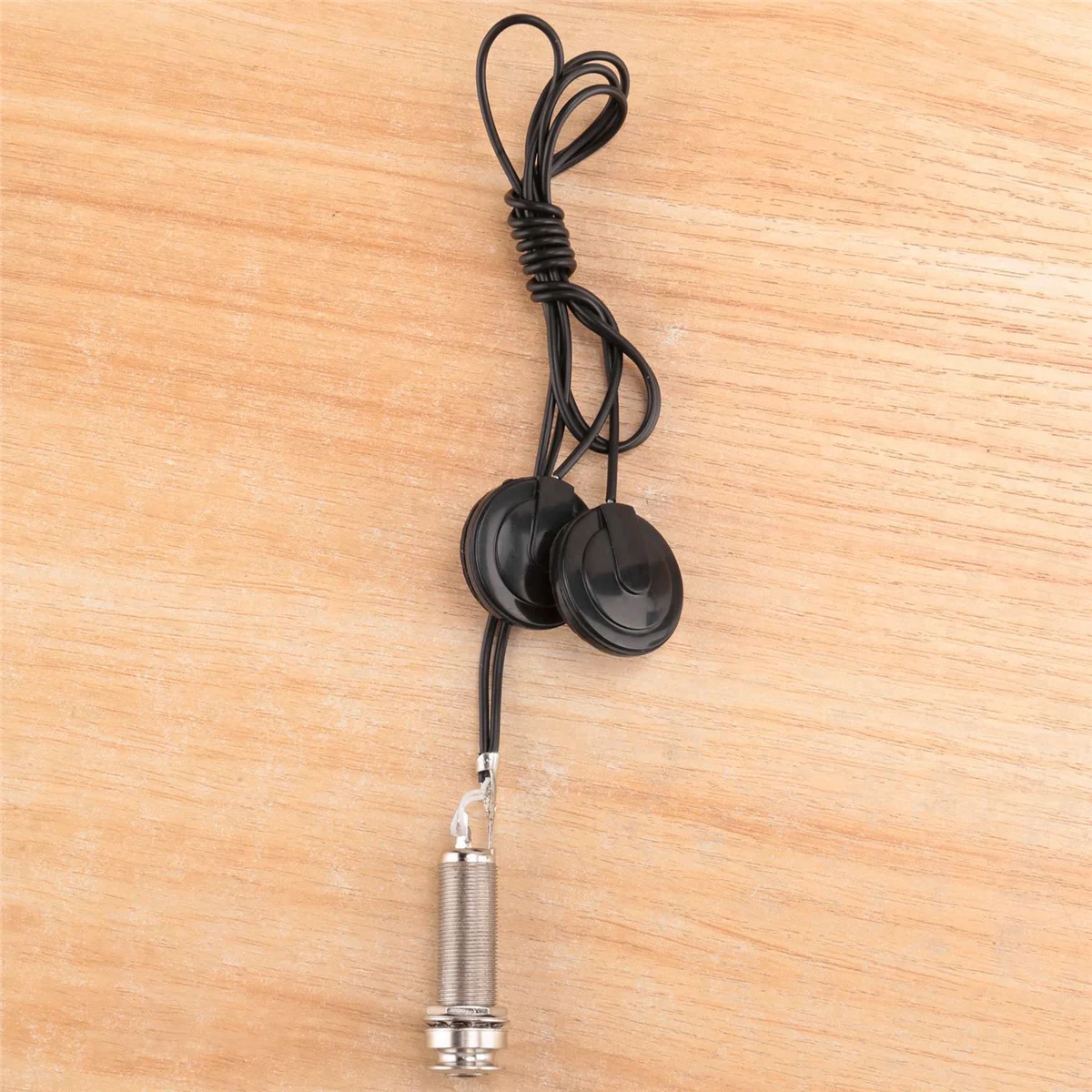 Advanced! 21-INCHES Wire Length 1/4 Inch Output Jack 2 In 1 Piezo Pickup Disc Transducer for Guitar Violin Ukulele Mandolin Banj