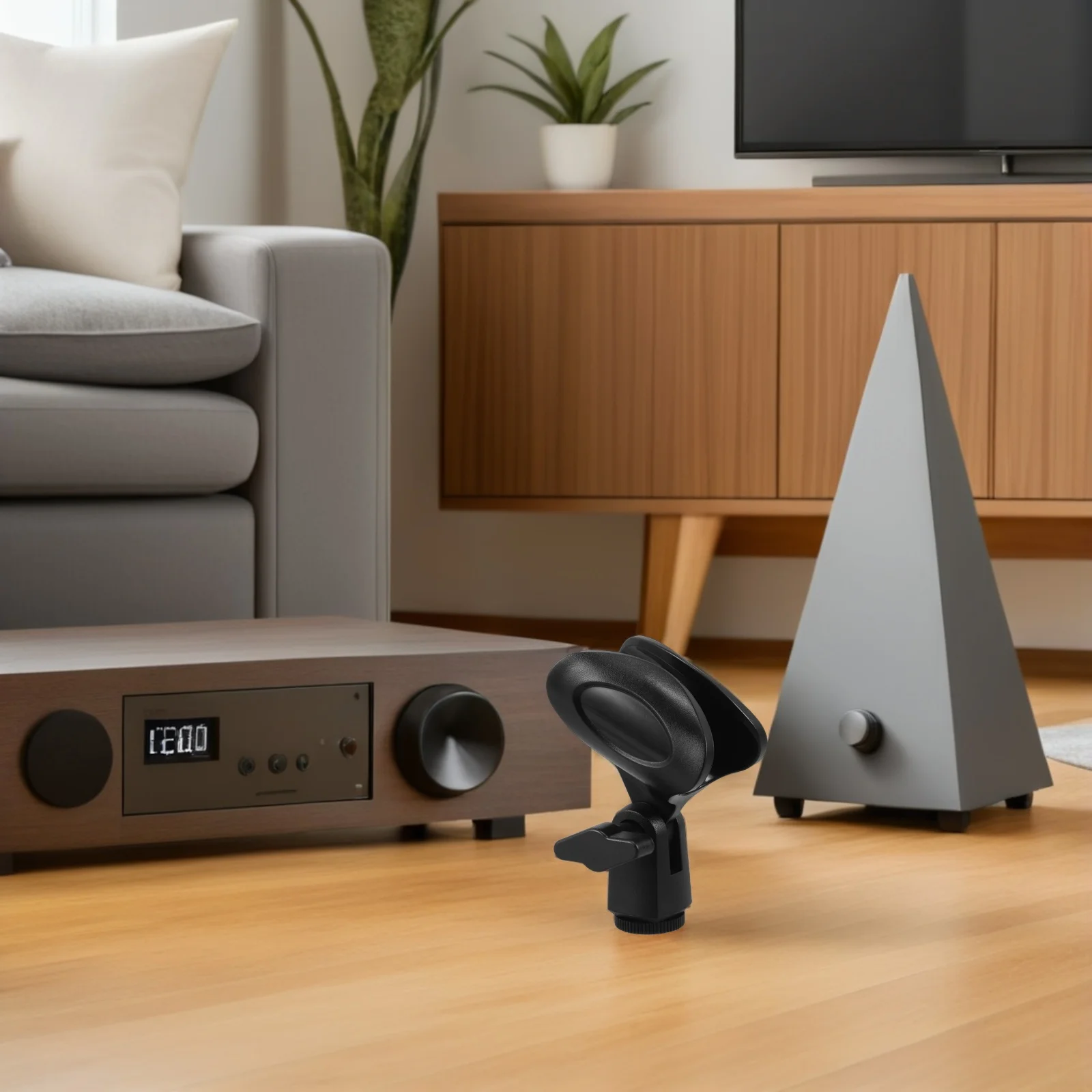 

10Pcs Universal Microphone Holder Clip Adjustable Plastic Spring Mic Clamp for Broadcasting Recording Stage Use Mic Clip Holder