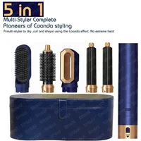 New 5 In1 Multi Hair Straightener Hair Styler Curling Iron Hair Dryer With Hair Brush Hairdryer For Hair Dryer Hair Multi Style