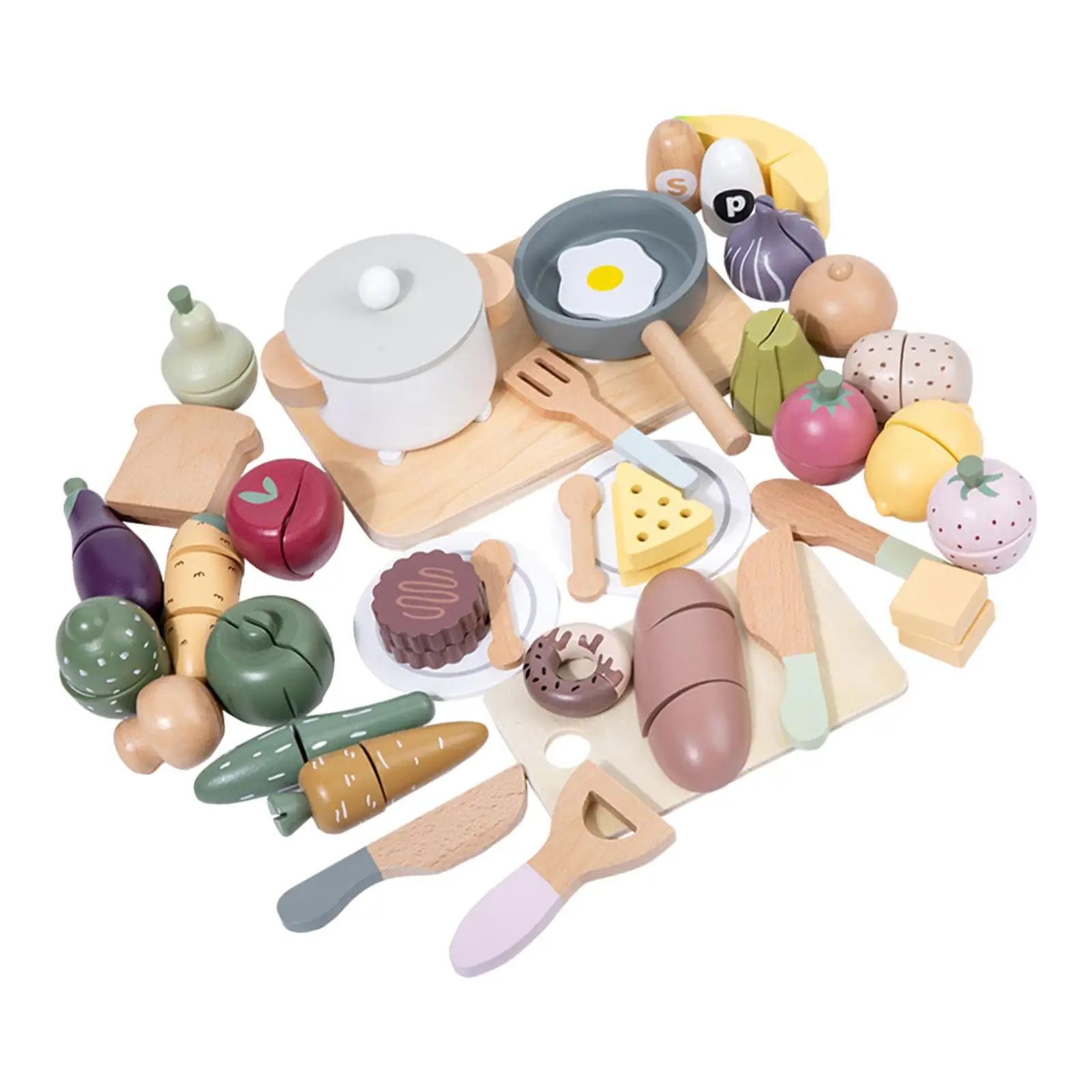 

Pretend Play Kitchen Toys Fine Motor Kitchen Playset for Birthday Party Favors Window Display Landscape Decorations Furnishings