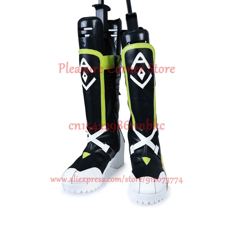 มีสินค้าในสต็อก รองเท้าหนัง PU สำหรับคอสเพลย์คาชิน่า จากเกม Genshin Impact,7;k'2.s;9