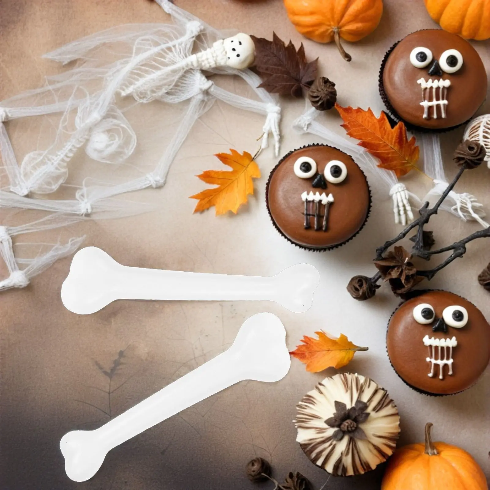 Accessoires simulés en plastique, 4 pièces, décorations d'halloween, accessoires de partie du corps, Costume artisanal, jouet de fête pour adultes