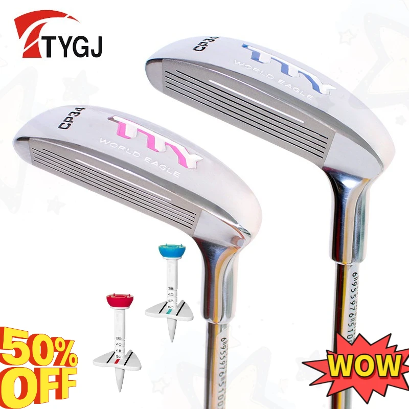 TTYGJ Double‑sided Golf Putter Left Right Hand Men Women Golf Club 34.5 33.5 Inch for Beginner Practice Golf Club