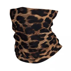 Leopard Bandana Neck Cover Printed Wrap Scarf Multi-use Cycling Riding for Men Unisex Thin