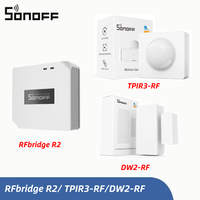 SONOFF RF Bridge R2 433MHz RF Wi-Fi Wireless Gateway Smart Hub Home Security Support DW2-RF Window Door PIR3-RF Sensor EWelink