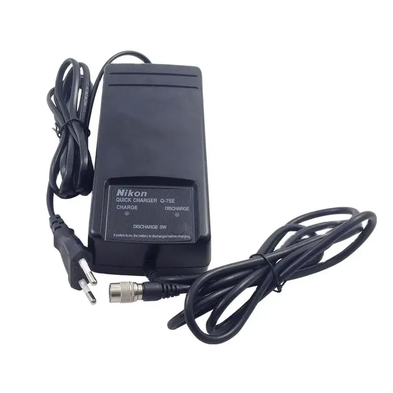 High Quality Q75E Q-75E Charger for BC-65 BC-80 Battery NikoTotal Stations EU Plug 4PIN