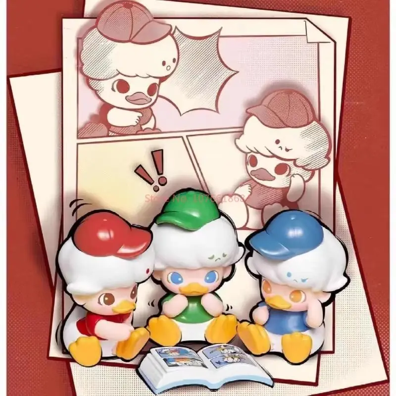 Pré pedido novo na caixa bonito anime figura caixa cega anime figura genuína mickey mouse e pato donald co marca caixa cega