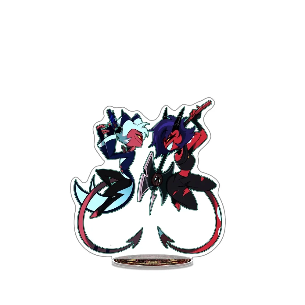 Helluva Boss Acrylic Stand Keychain Stolitz Fizzarozzie Blitzø Striker Character Merch Custom