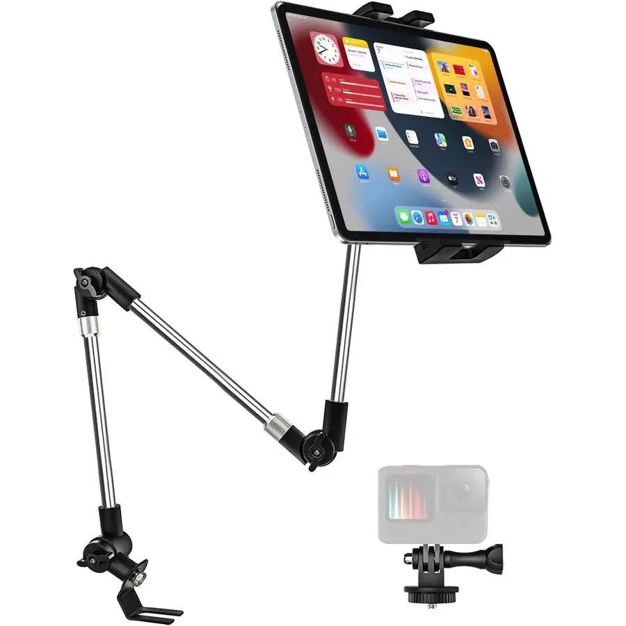 

or Truck Seat Rail or Floor Phone Tablet Mount, 35 Heavy Duty Vehicle Tablet Holder Clamp with 360 Rotating Adjustable for iPad