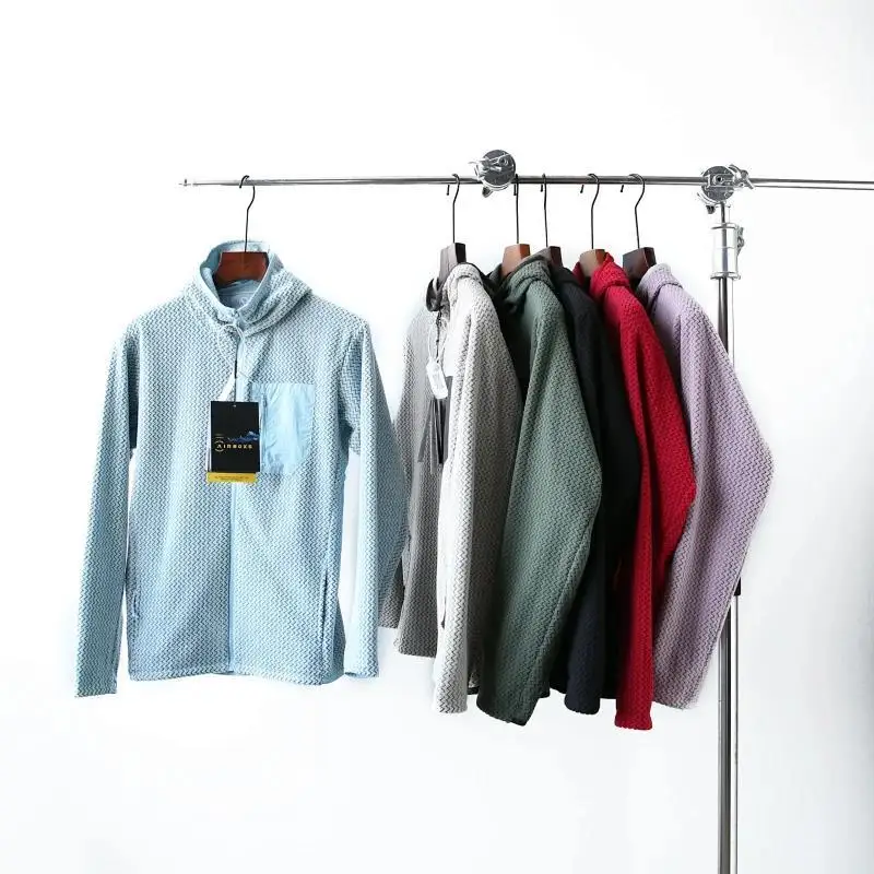 Los cárdigans de lana para hombres y mujeres de otoño e invierno Pata Outdoor son casuales y versátiles, con chaquetas gruesas y cálidas con capucha