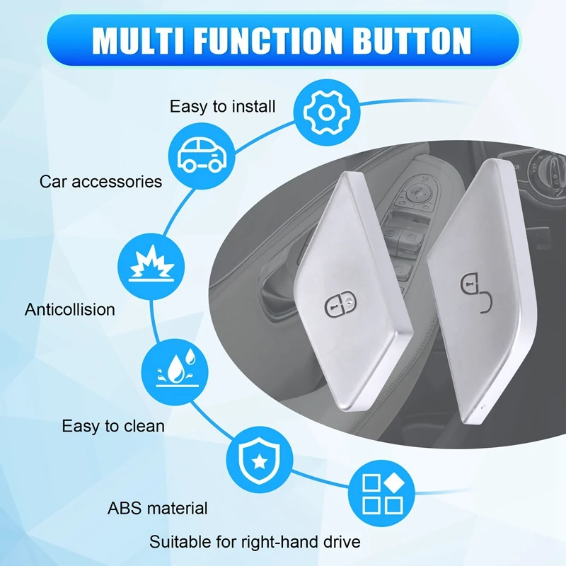 Car Front Right Door Lock Switch Button Car Lock Switch Cover 2059055151 For Mercedes-Benz W205 W447 W213 RHD