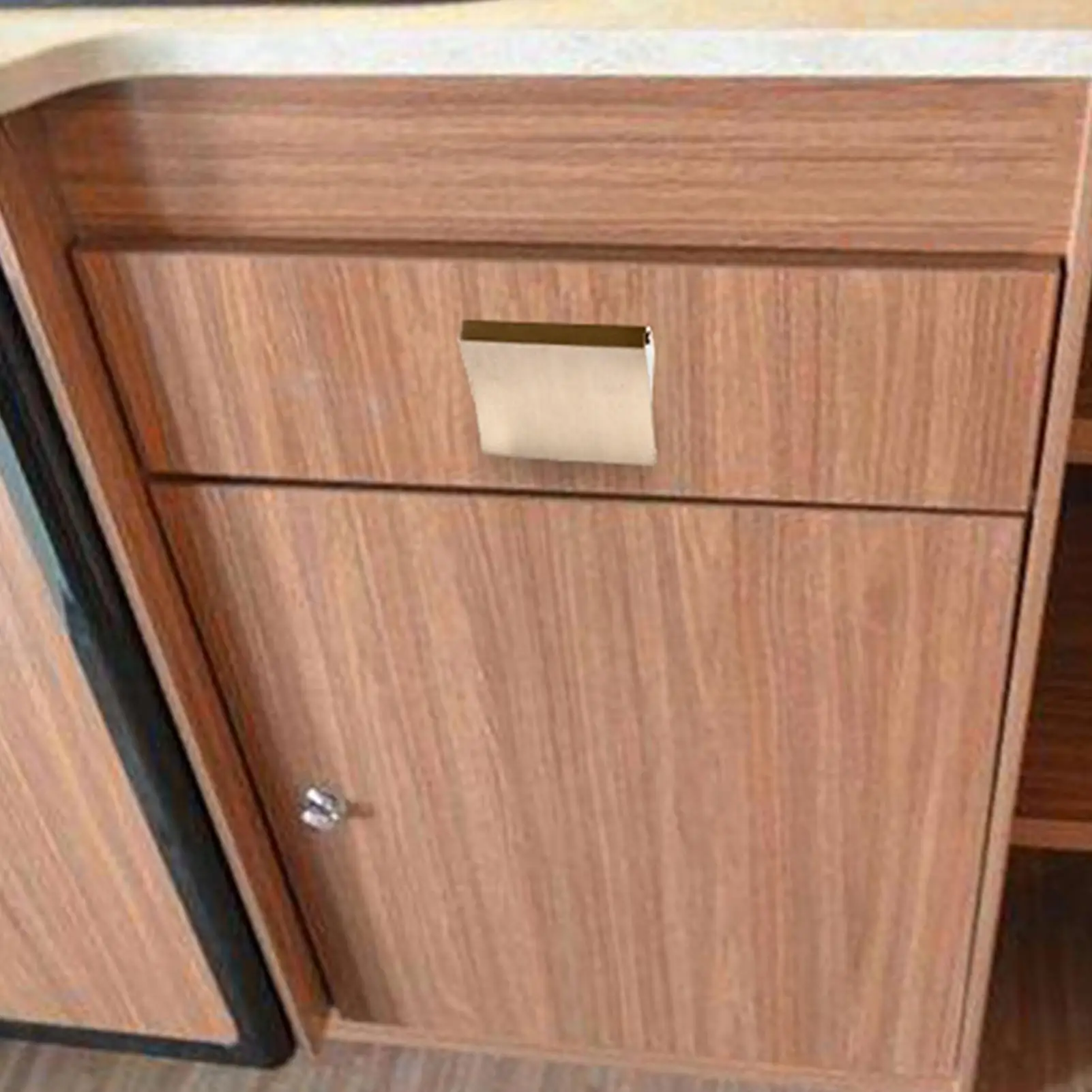 Push Button Latch Kitchen Drawer Lock Keyless Kitchen Cupboard Lock For Yacht Cabinets Marine Furniture RV Use
