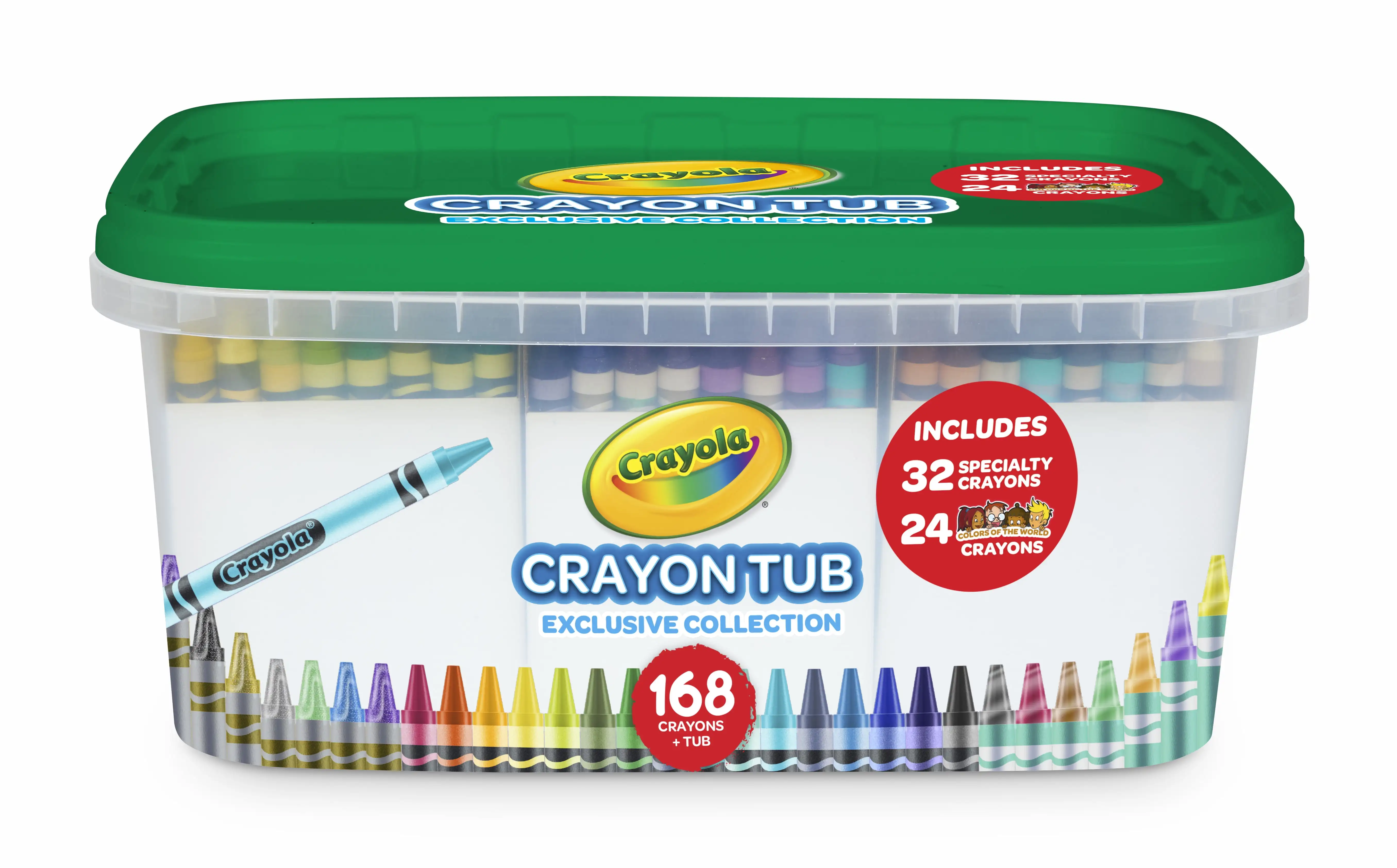 168 Krayon Crayola dengan Wada - Crayola Art Supply ulasan dan harga