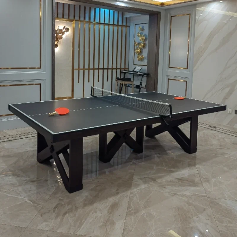 Table Tennis Table Standard Competition Training Luxury Solid Wood Premium Villa Clubhouse