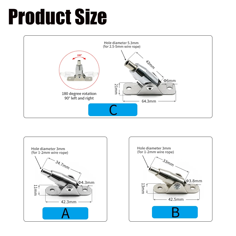 Picture 3: 10pcs Adjustable Metal Suspension Fixture, Steel Wire Cable Fixture for Hanging Pendant Light Accessories/Pictures