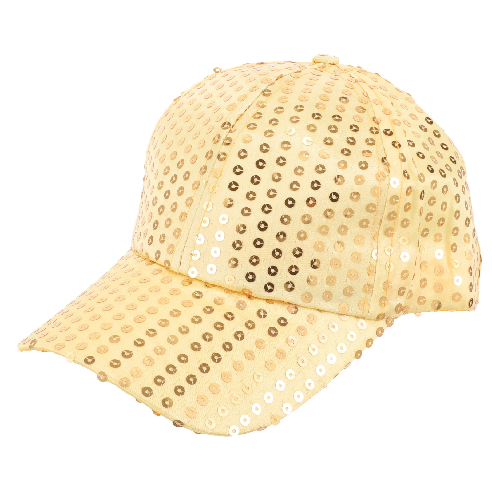

Sparkling Sequin Baseball Hat Adjustable Comfortable Breathable Glitter Cap for Women Shiny Party Street Dance Performance