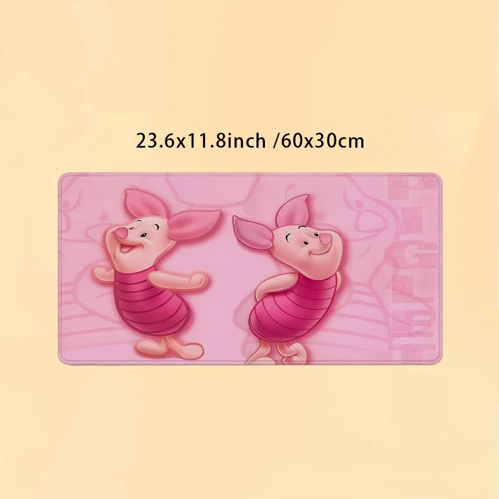 Disney Winnie Pooh, Cute Keyboard Mat, Computer Decor Accessories, Honey Bear Anti-Slip Rubber Bottom Desk Protector, Gaming Mou