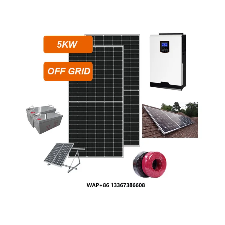 Solar Energy System Solar Panel Home Use Hybrid Type 5KW Off Grid Solar Power System