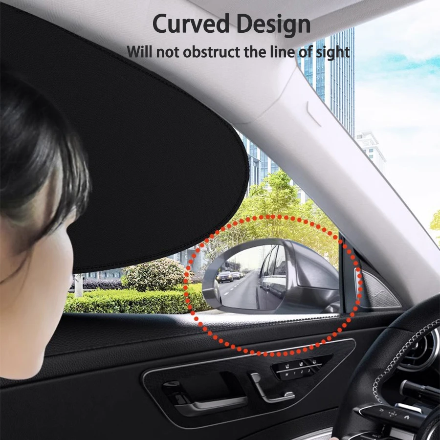 Car Sunshade  Side Window Sunshade Cover Inside Electrostatic Adsorption Side Curtain Hot Shield Screen Car Accessories