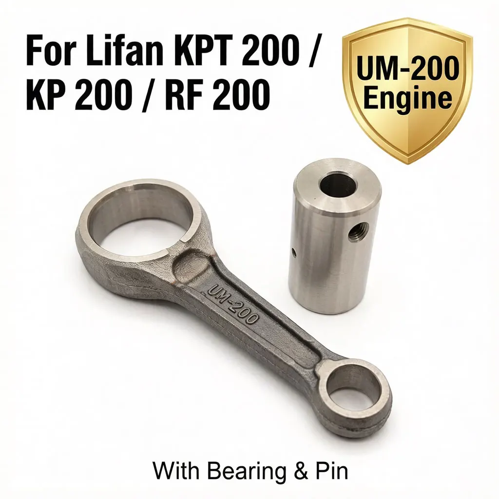 

Crankshaft Connecting Rod For Lifan KPT 200 KP 200 RF 200 LF200 Engine UM-200 Motorcycle Crank Linkage Assembly With Bearing