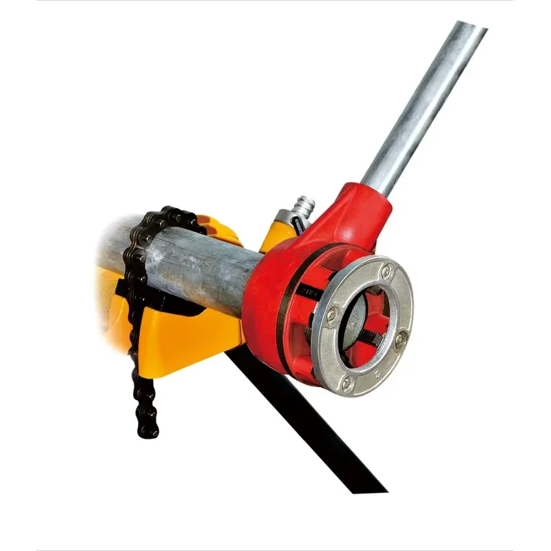 Industrial Grade CE Certified Portable Pipe Threader Kit 6 Dies Case Manual Ratcheting Threading Tool for 1/2