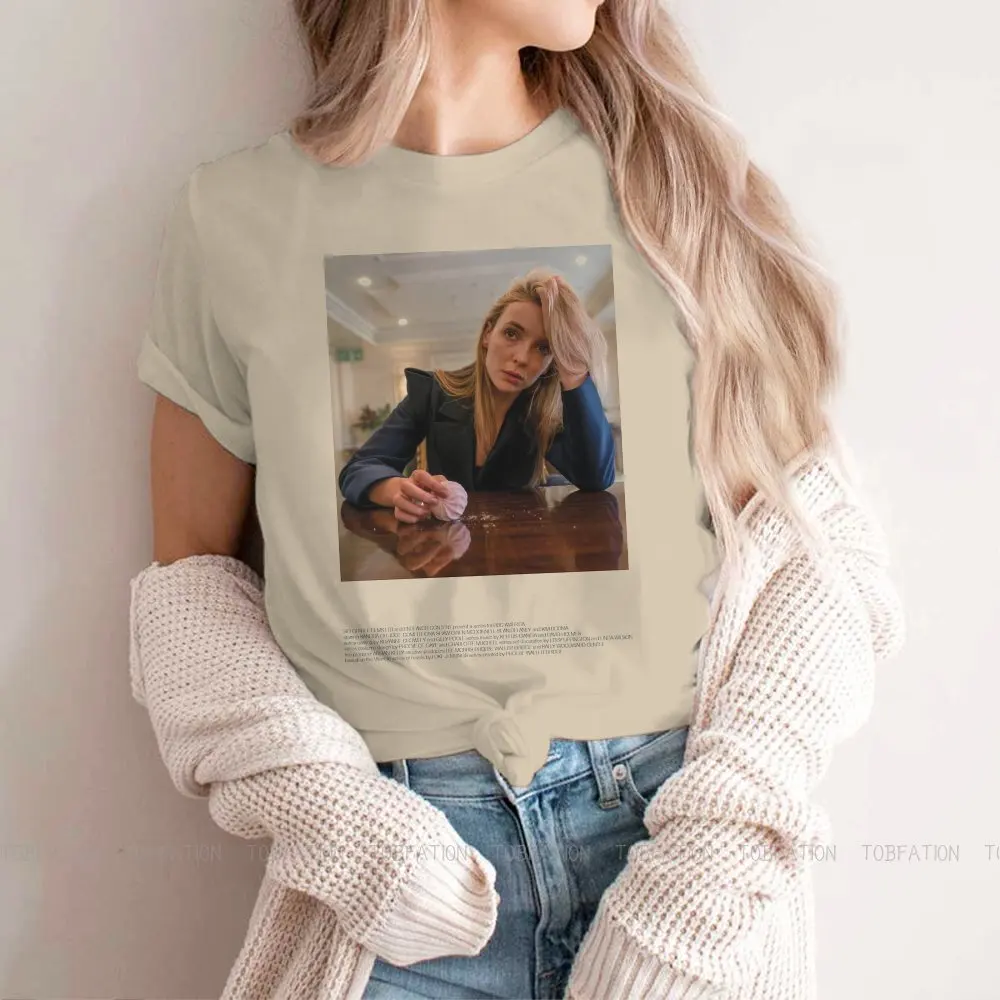 Villanelle Polaroid Poster O Neck TShirt Killing Eve Fabric Classic T Shirt Girl Tops New Design Big Sale