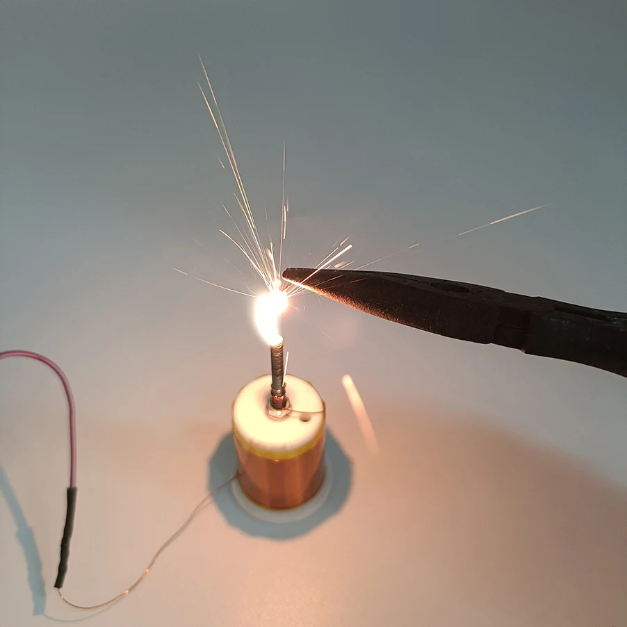 Long Running Tesla Coil Hfsstc Electronic Candle High Frequency Plasma Flame Teaching Diy