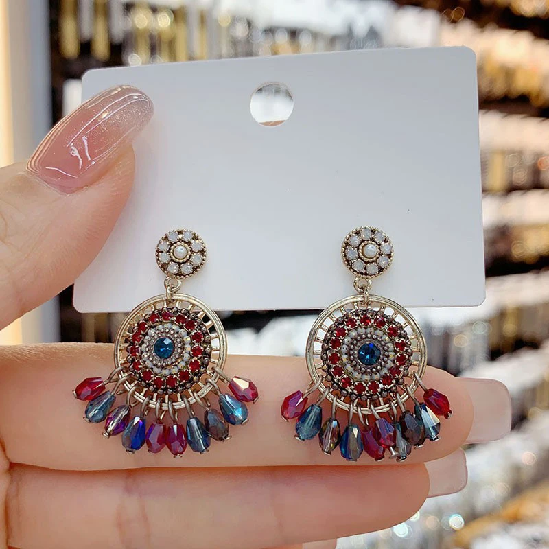 Pendientes de Diseño Bohemio c - Ethnic Wear Fashion Designer reseña y precio