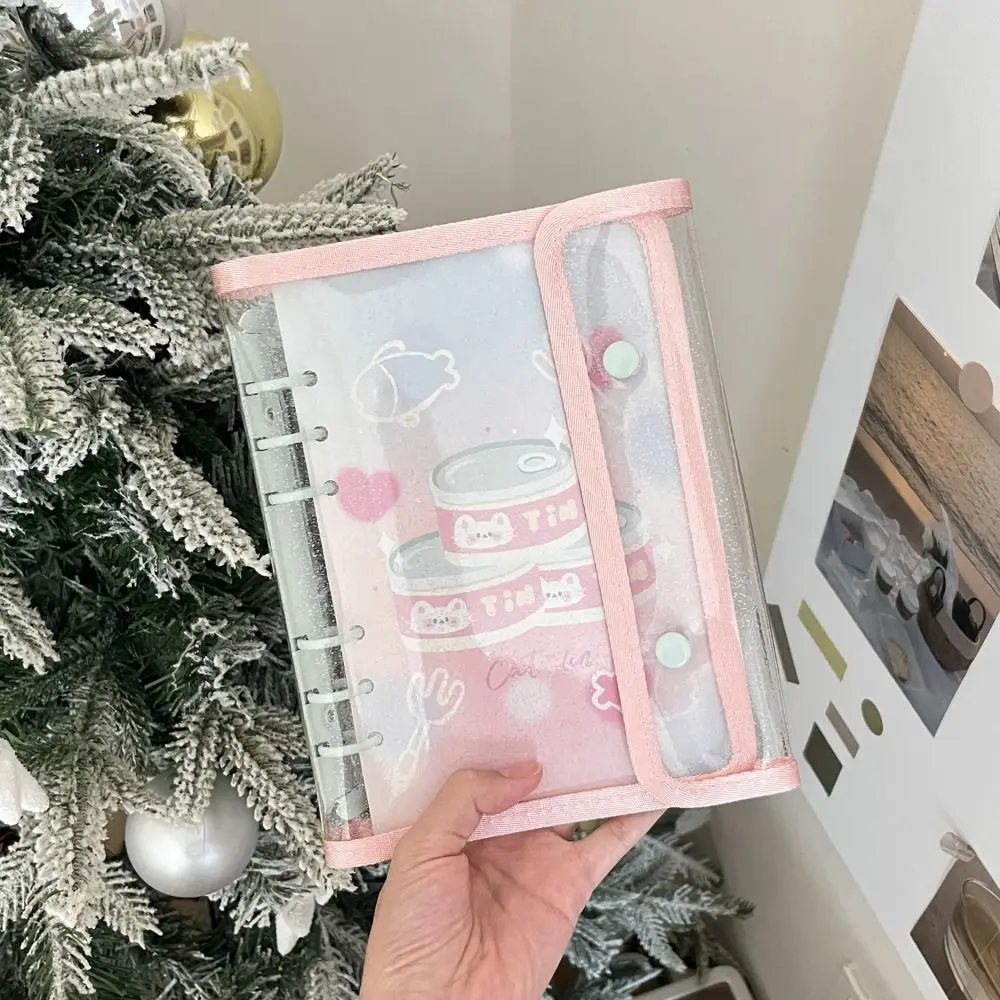 PVC A6 Binder Photocard Holder Journal Notebook Card Binders Photocards Scrapbook Replaceable Creative Photo Booth Frames