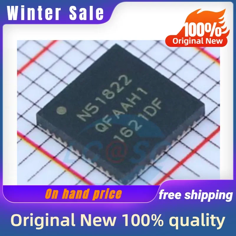 5PCS New original NRF51822-QFAA-R N51822 NRF51822 QFN48 quality goods