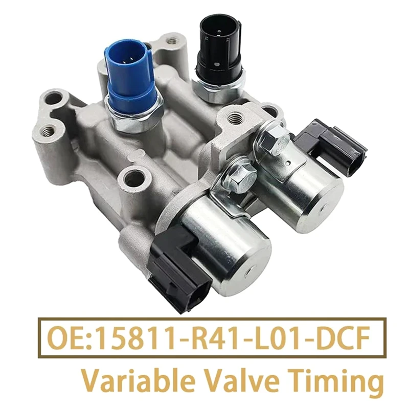 Super Sale 15811-R41-L01-DCF VVT Engine Timing Variable Solenoid Valve for Honda Accord 2008-2012 2.4L Auto 15811R41L01DCF